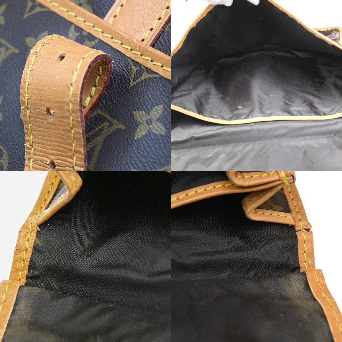 LOUIS VUITTON LV Sac Kleber Shoulder Bag Monogram Leather Brown M58122 76KC406