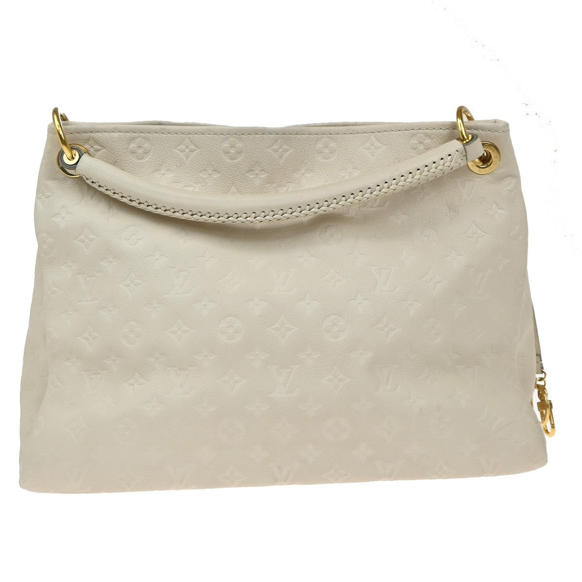 LOUIS VUITTON Artsy MM Shoulder Bag Monogram Empreinte White M93449 689RF733