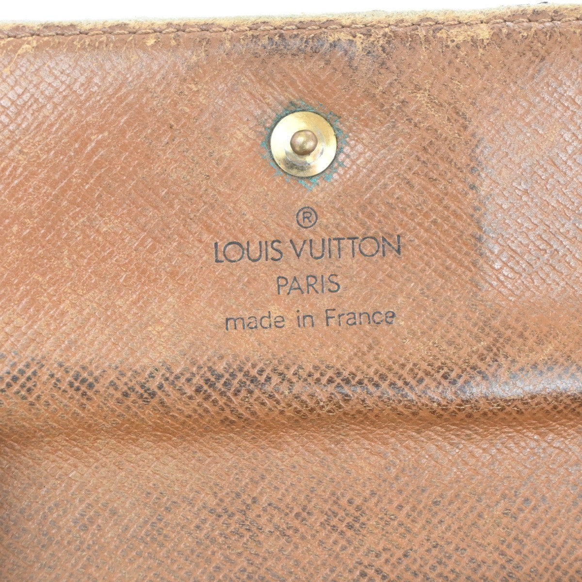 LOUIS VUITTON  3 Set Bifold Wallet Canvas Monogram Idylle Leather Brown 66KC398