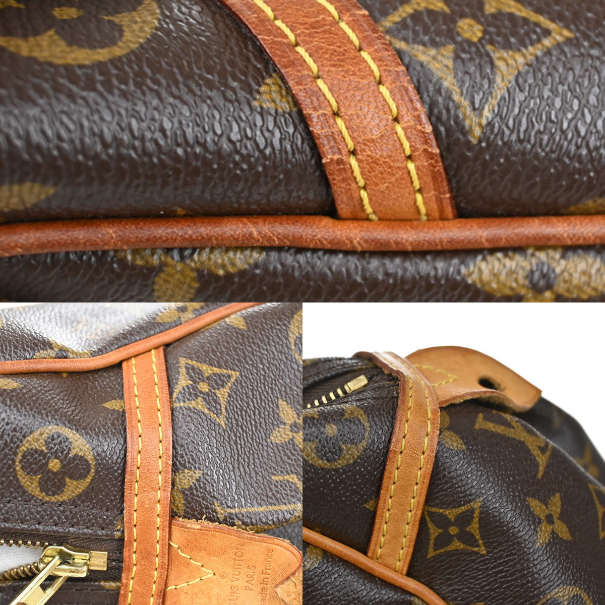 LOUIS VUITTON Montorgueil GM Shoulder Bag Monogram Leather Brown M95566 93KB514