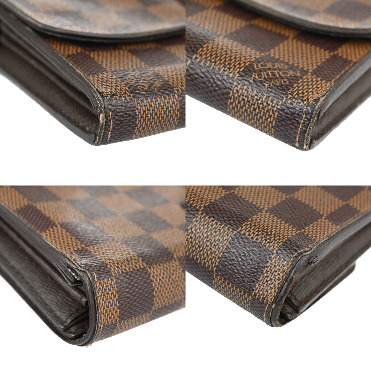 LOUIS VUITTON Portefeuille Sistina Long Wallet Damier Leather BN N61747 04YE302