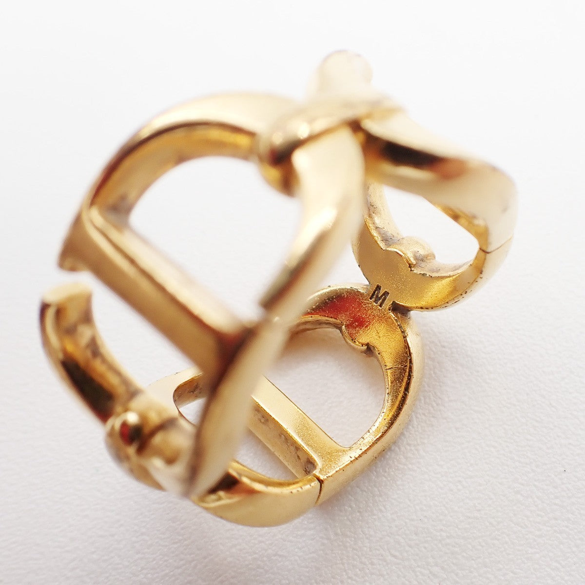 Dior CD Logo 30 Montaigne Ring Gold-Plated Accessory 02RF744