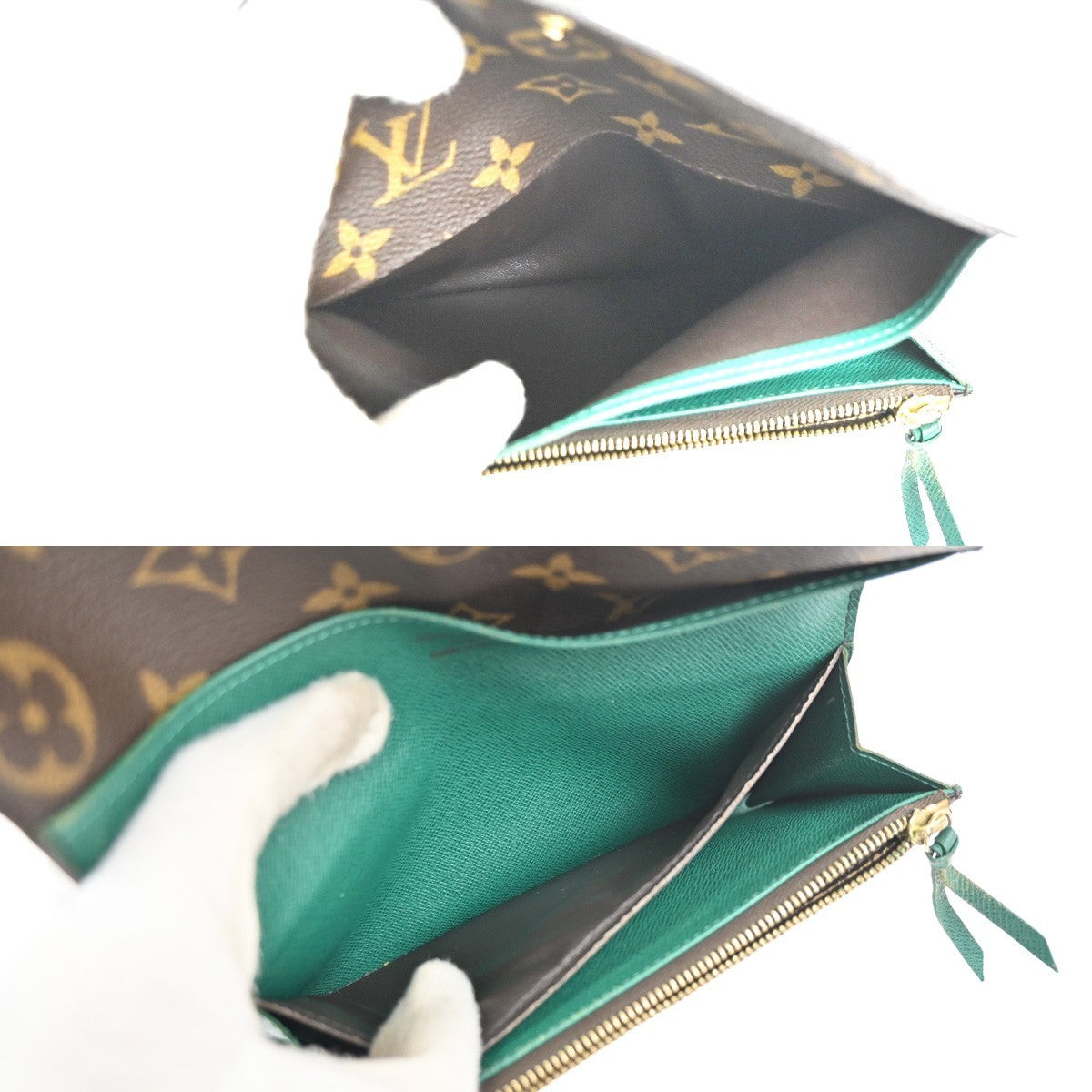 LOUIS VUITTON Portefeuille Emilie Wallet Monogram Leather BN GN M60137 60KD032