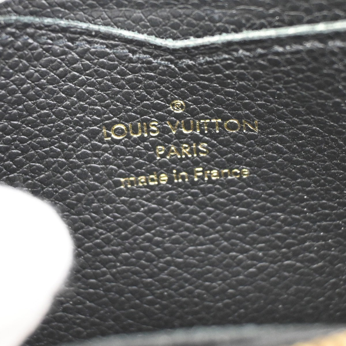 LOUIS VUITTON Zippy Coin Purse Wallet Monogram Empreinte Black M60574 62ZA256