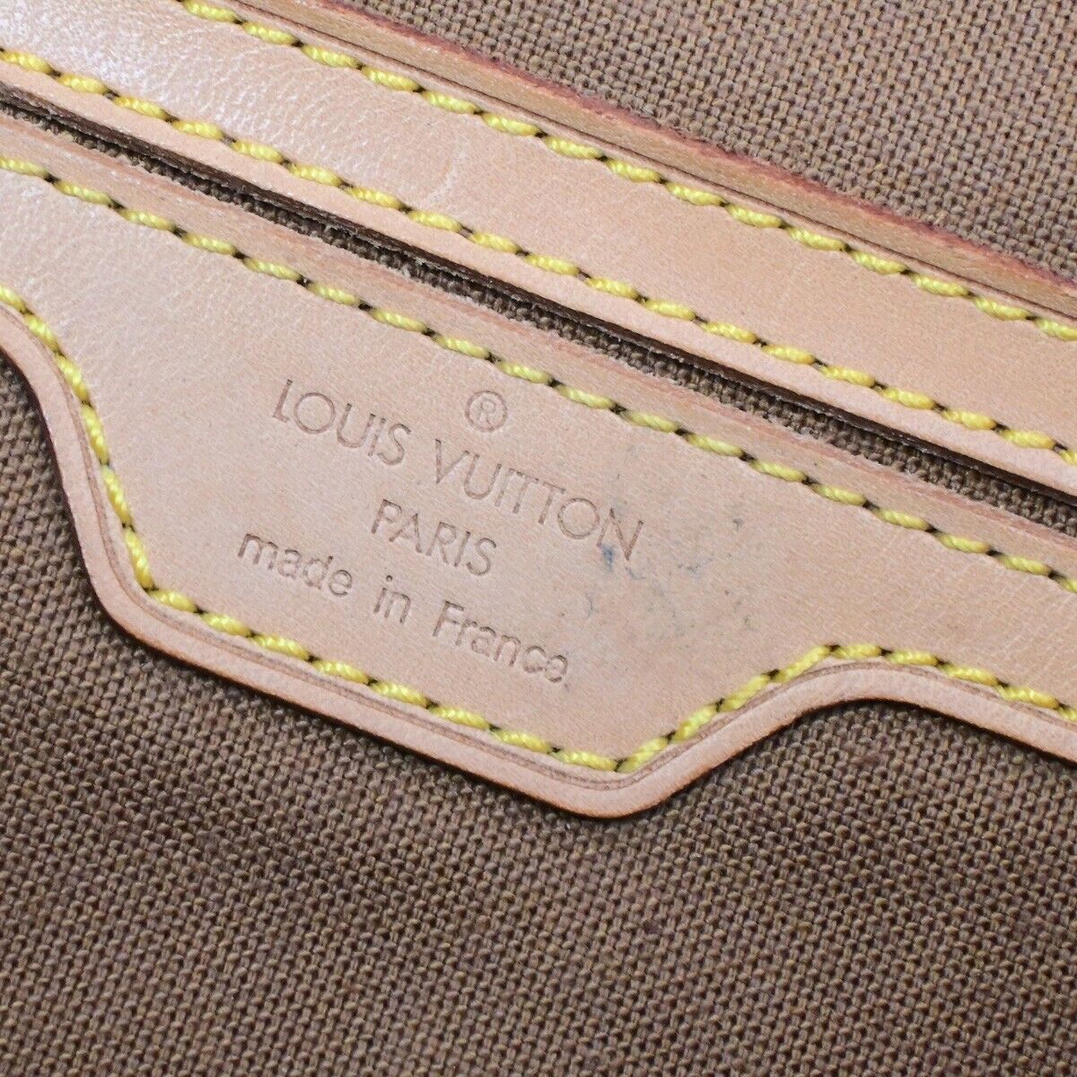 LOUIS VUITTON Montsouris GM Backpack Bag Monogram Leather Brown M51135 15ED904