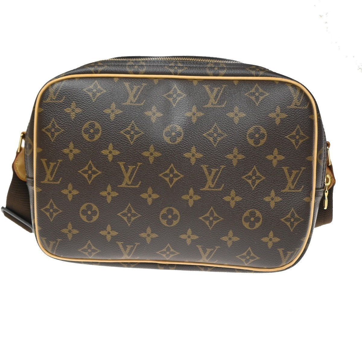LOUIS VUITTON Reporter PM Crossbody Shoulder Bag Monogram Leather M45254 14YH988