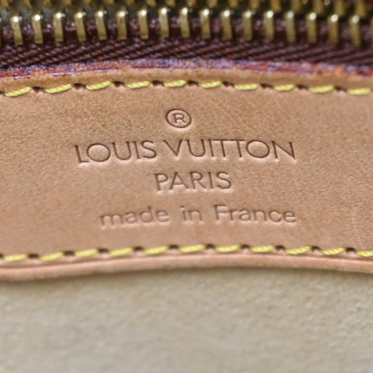 LOUIS VUITTON BABYLONE Shoulder Bag Monogram Leather Brown France M51102 78KB687