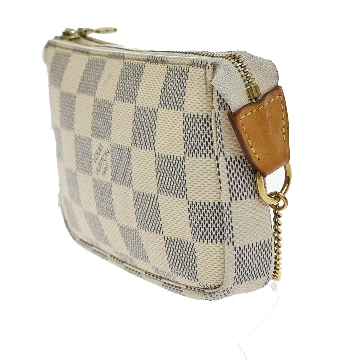 LOUIS VUITTON Mini Pochette Accessoires Hand Bag Damier Azur WE N58010 82YJ213