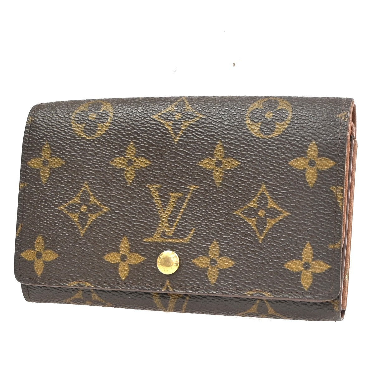 LOUIS VUITTON Porte Monnaie Billets Tresor Wallet Monogram Brown M61730 01KC302