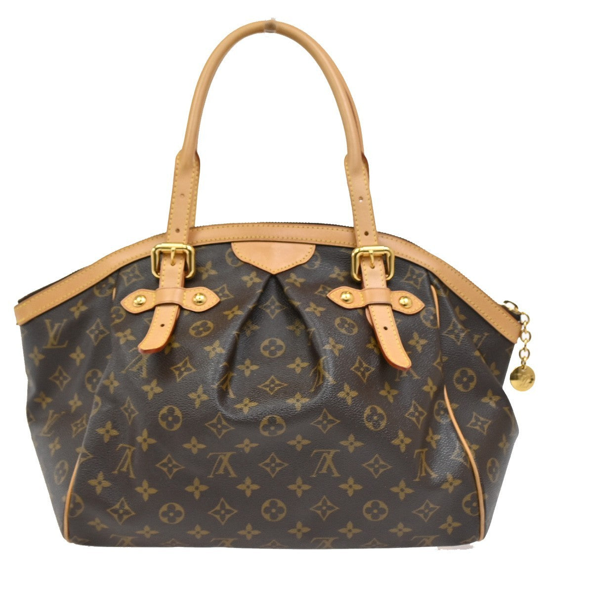 LOUIS VUITTON LV Tivoli GM Shoulder Bag Monogram Leather Brown M40144 667RL532