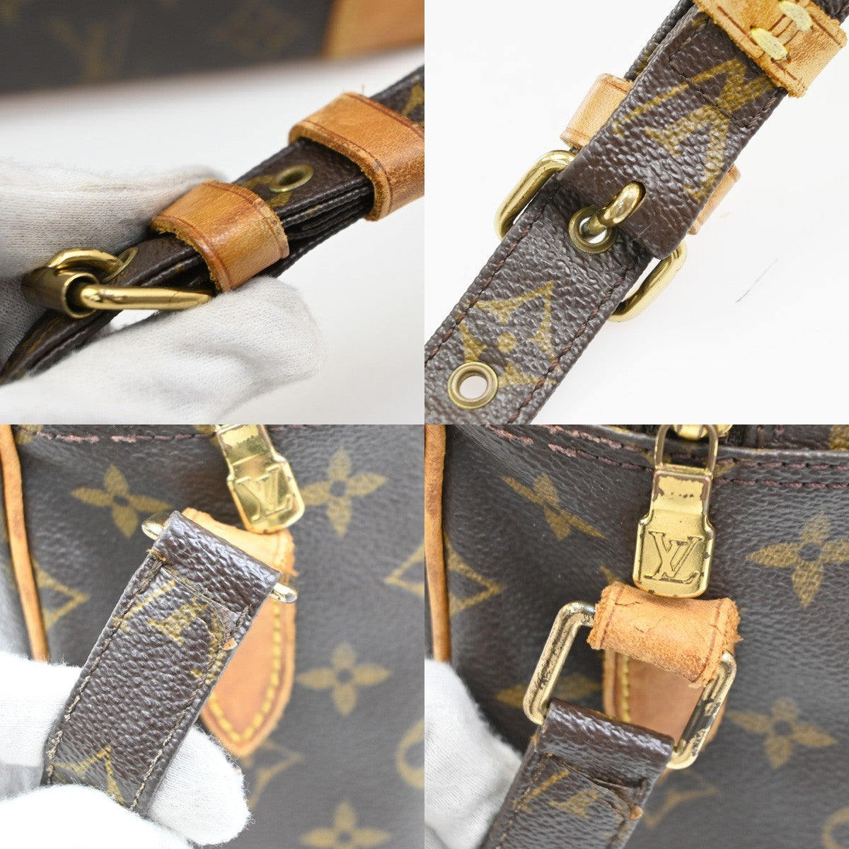 LOUIS VUITTON Nile Crossbody Shoulder Bag Monogram Leather Brown M45244 81KD175