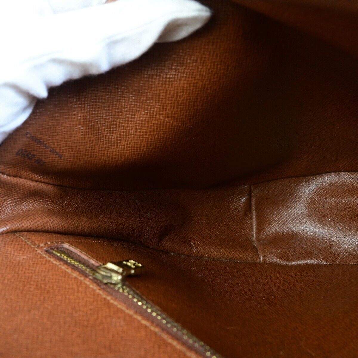 LOUIS VUITTONI Chantilly MM Shoulder Bag Monogram Leather Brown M51233 32FA606