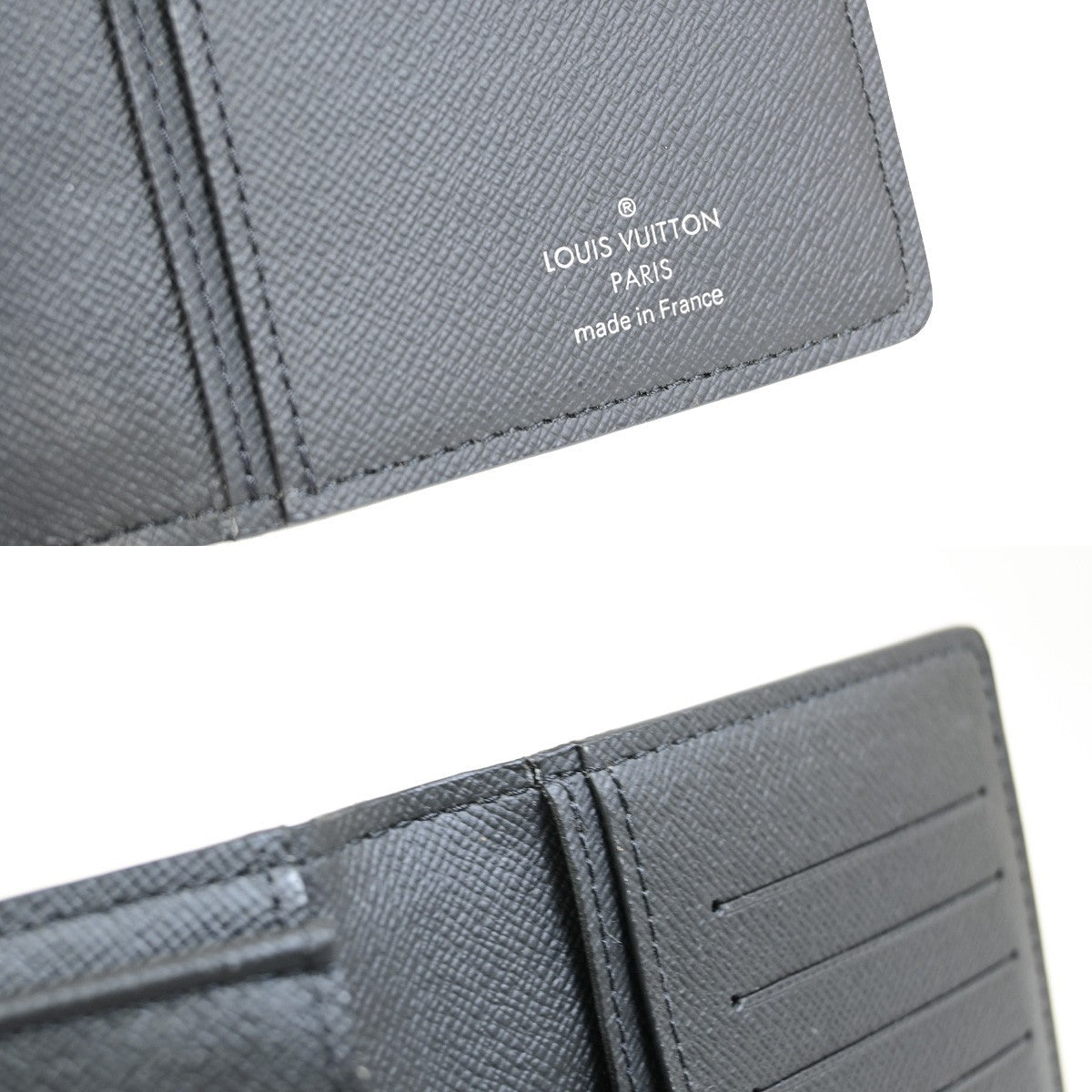 LOUIS VUITTON Portefeuille Brazza Long Wallet Monogram Eclipse BK M61697 88RL434