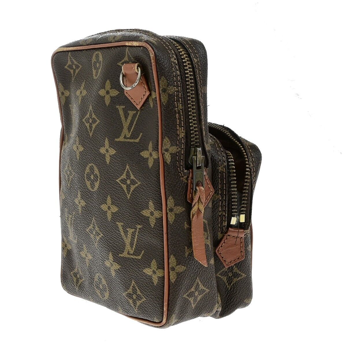 LOUIS VUITTON Mini Amazon Shoulder Bag Monogram Leather Brown M45238 09EE016
