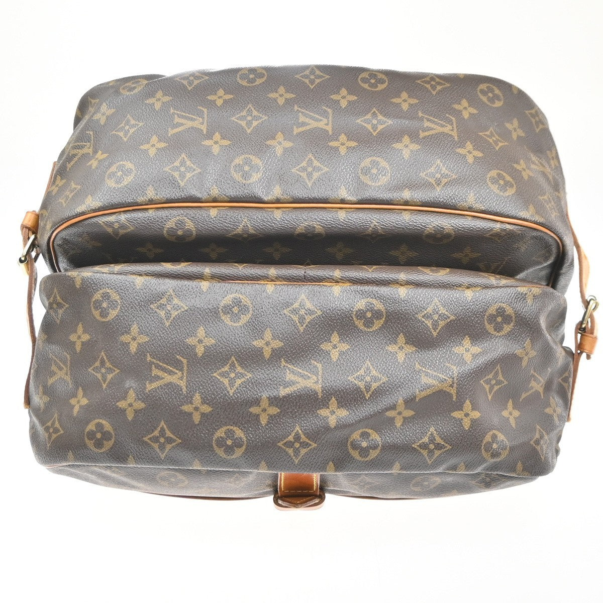 LOUIS VUITTON Saumur 35 Shoulder Bag Monogram Leather BN France M42254 74KC864