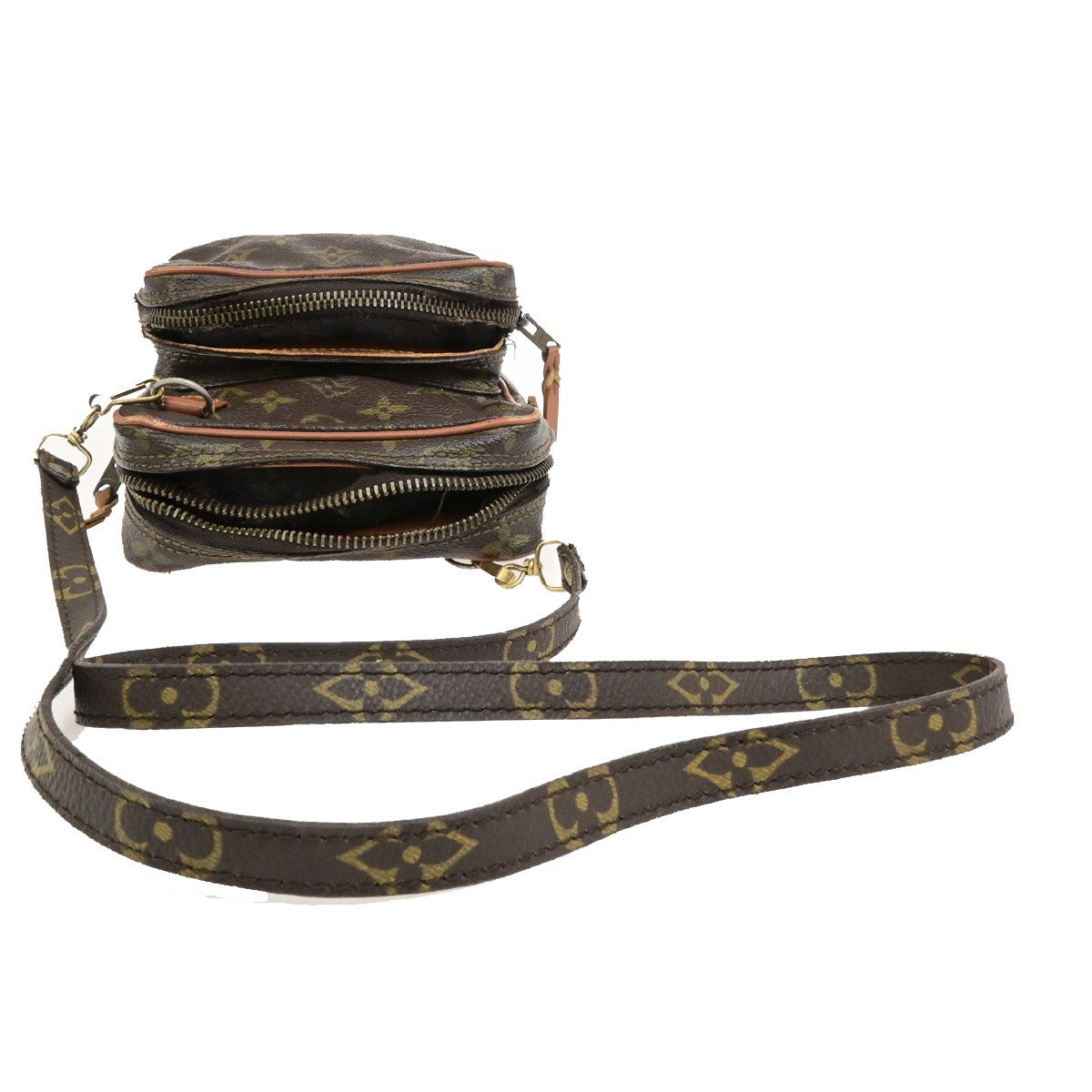 LOUIS VUITTON Mini Amazon Shoulder Bag Monogram Leather Brown M45238 04YH106
