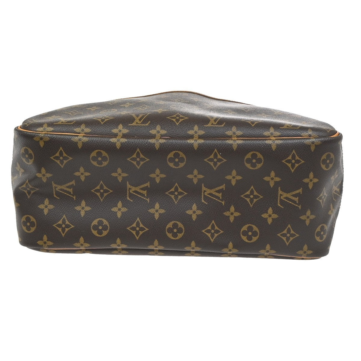 LOUIS VUITTON LV Logo Deauville Hand Bag Monogram Leather Brown M47270 73KC895