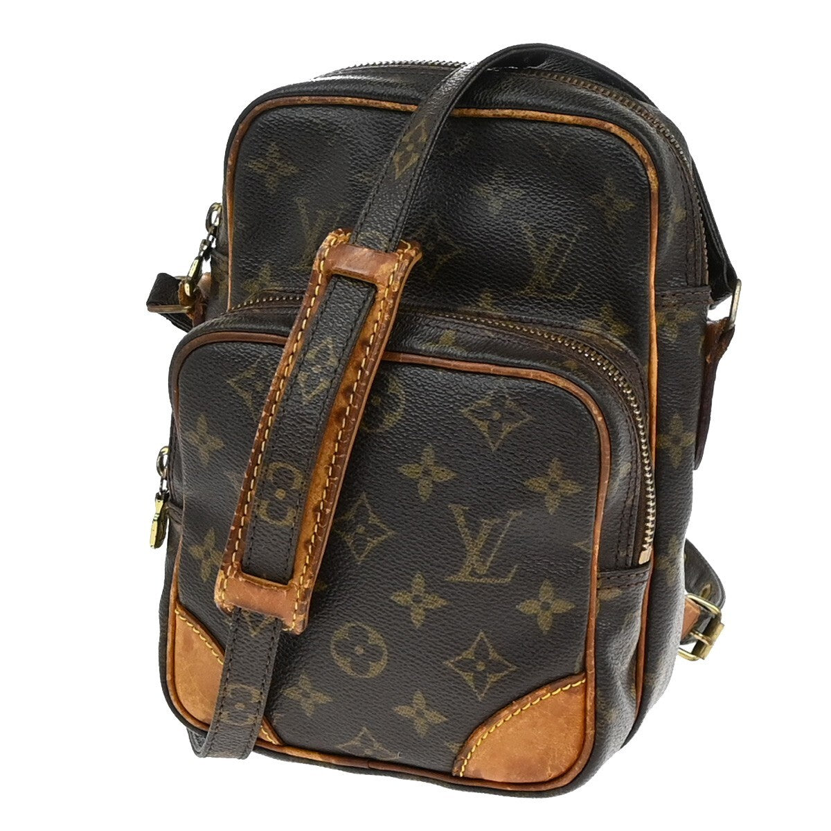LOUIS VUITTON Amazon Crossbody Shoulder Bag Monogram Leather BN M45236 31EE201