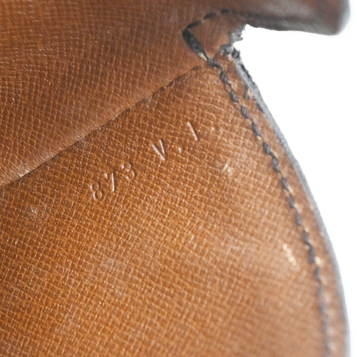 LOUIS VUITTON Saint Cloud GM Shoulder Bag Monogram Leather Brown M51242 39SA149