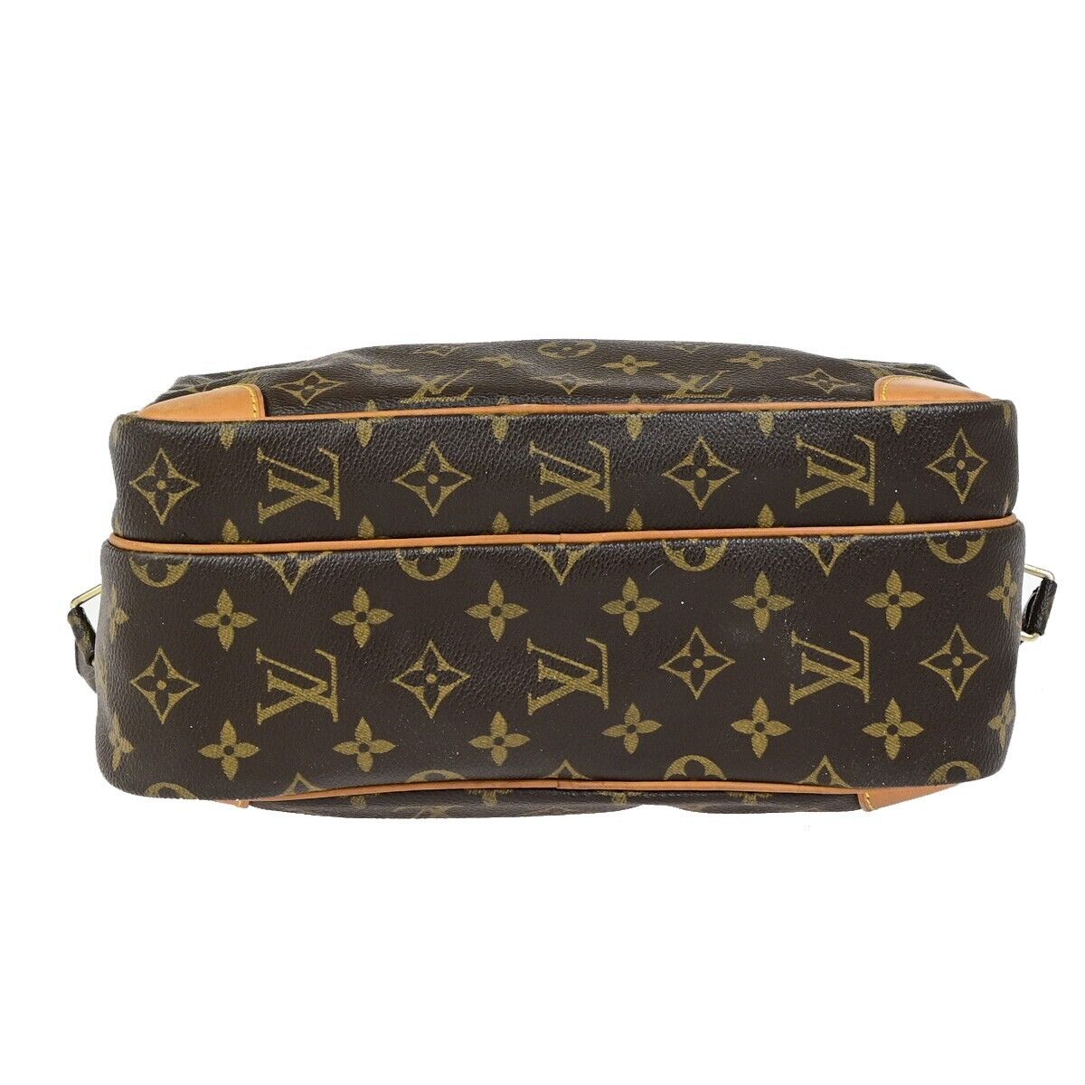 LOUIS VUITTON Nile Crossbody Shoulder Bag Monogram Leather Brown M45244 84FB270