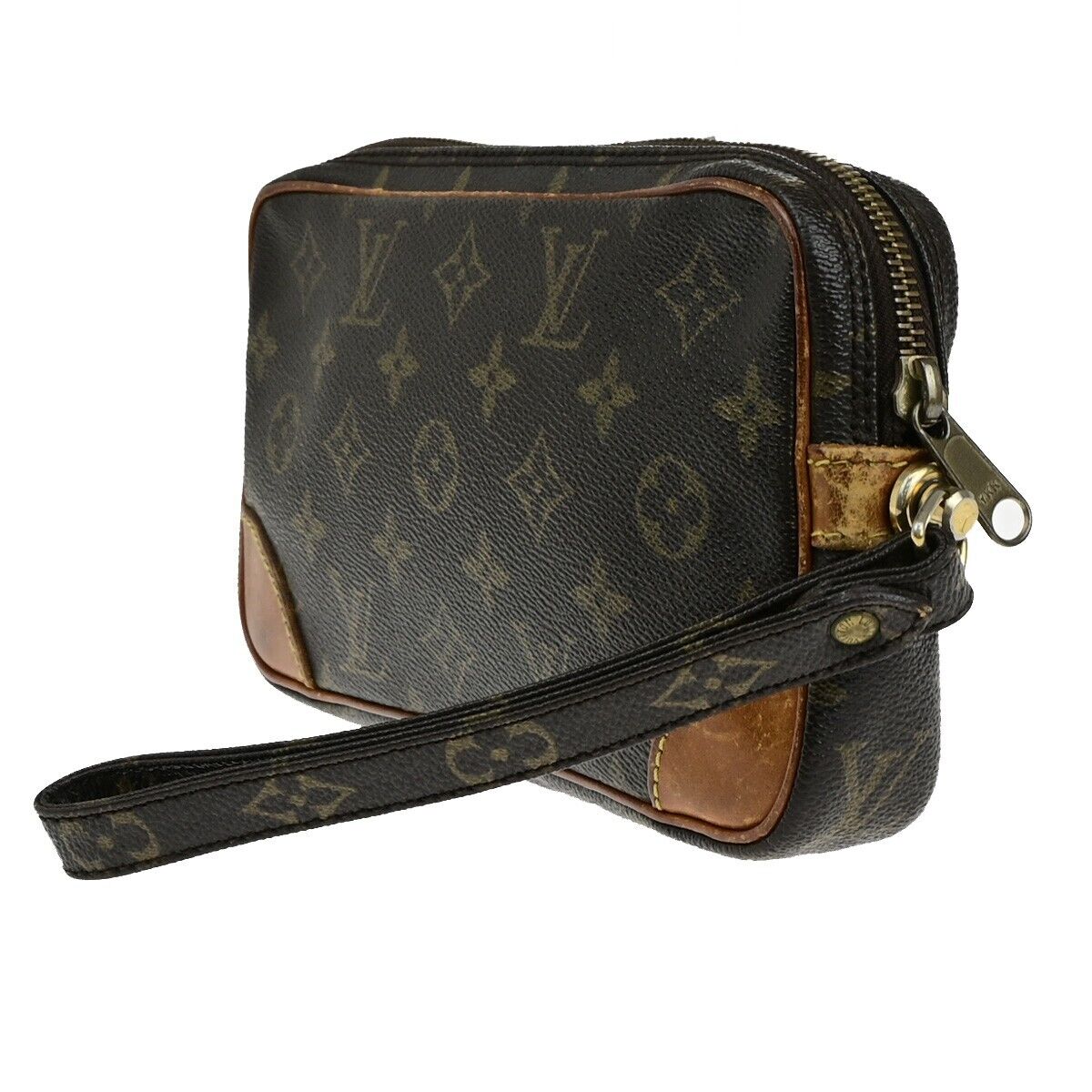 LOUIS VUITTON Marly Dragonne PM Clutch Hand Bag Monogram Leather M51827 68FA722