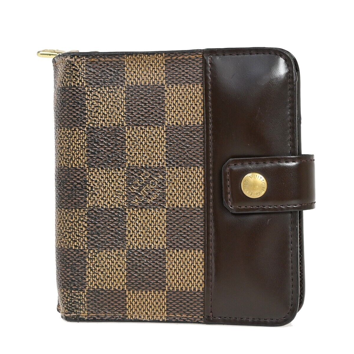 LOUIS VUITTON Compact Zip Bifold Wallet Purse Damier Leather BN N61668 63FA131