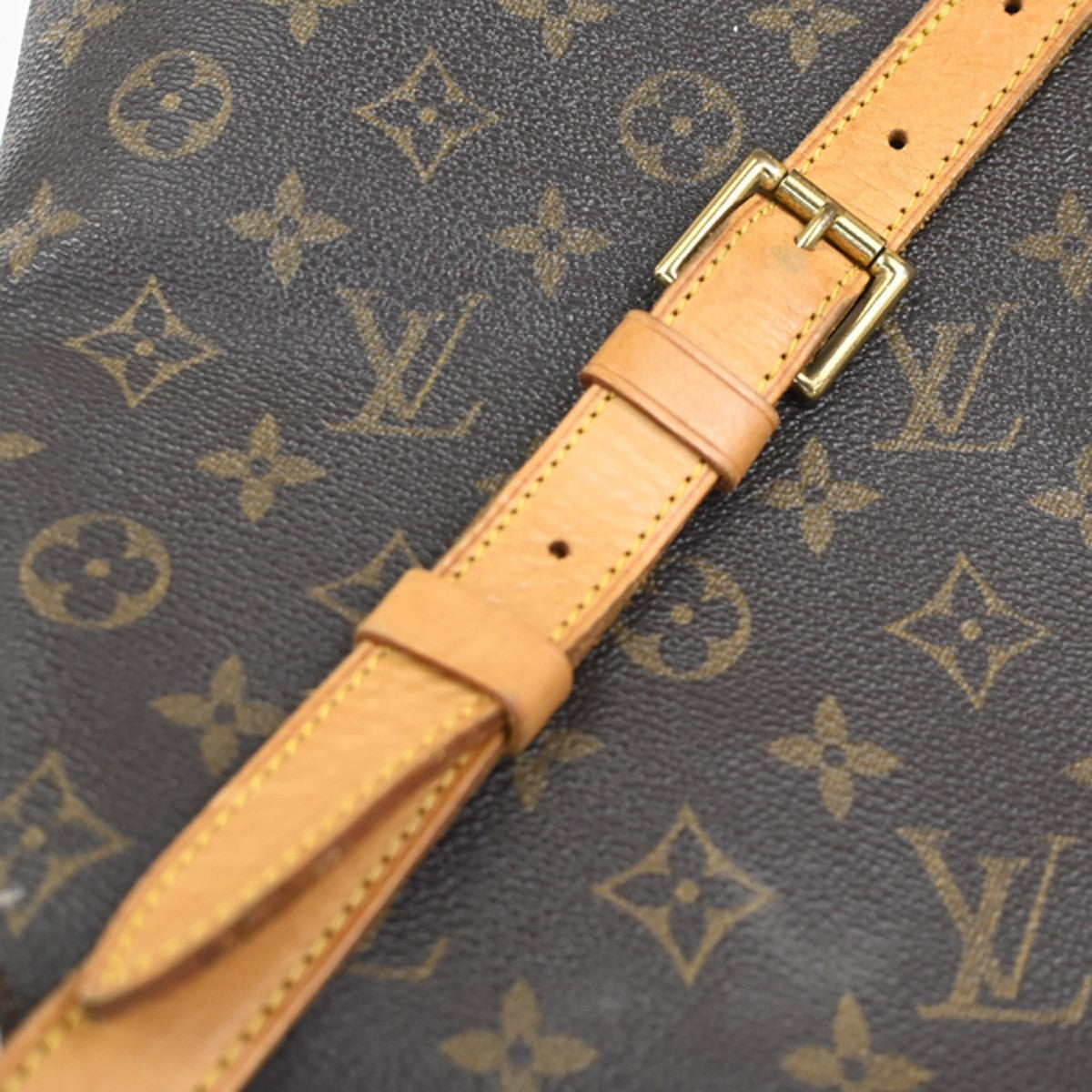 LOUIS VUITTON Musette Shoulder Bag Monogram Leather Brown France M51256 70KC930