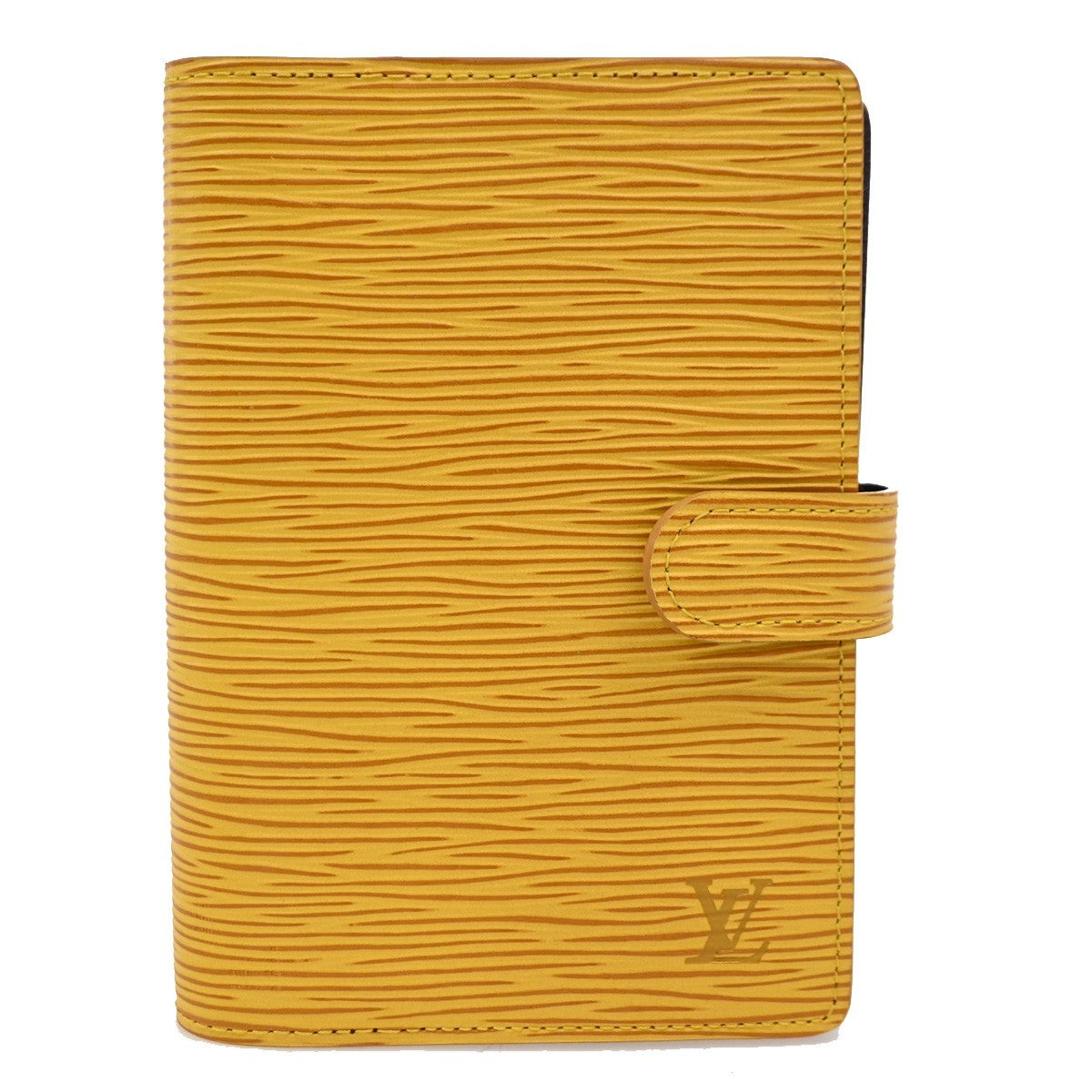 LOUIS VUITTON Agenda PM Notebook Cover Epi Leather Yellow M63559 09TA295