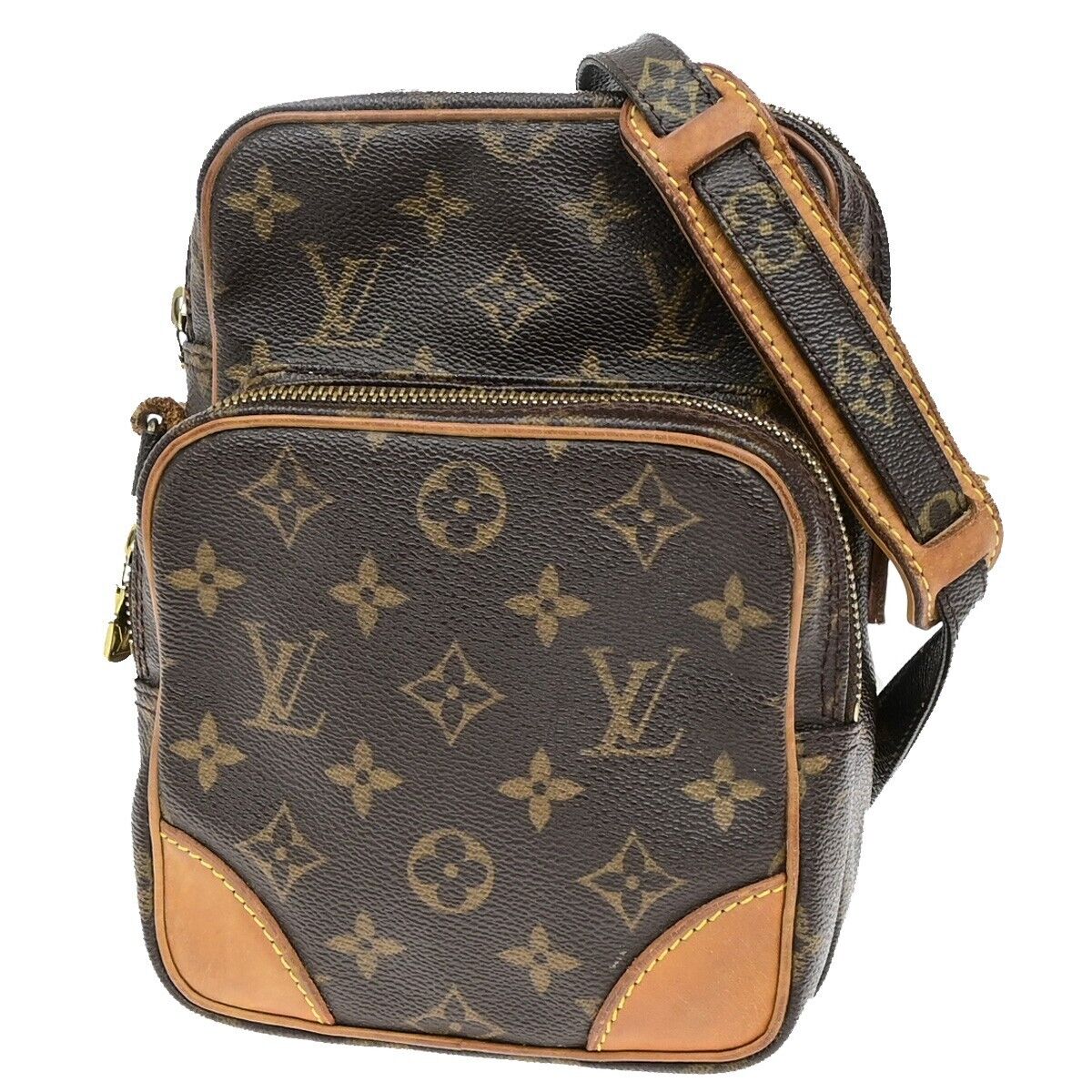 LOUIS VUITTON Amazon Crossbody Shoulder Bag Monogram Leather BN M45236 68ED748