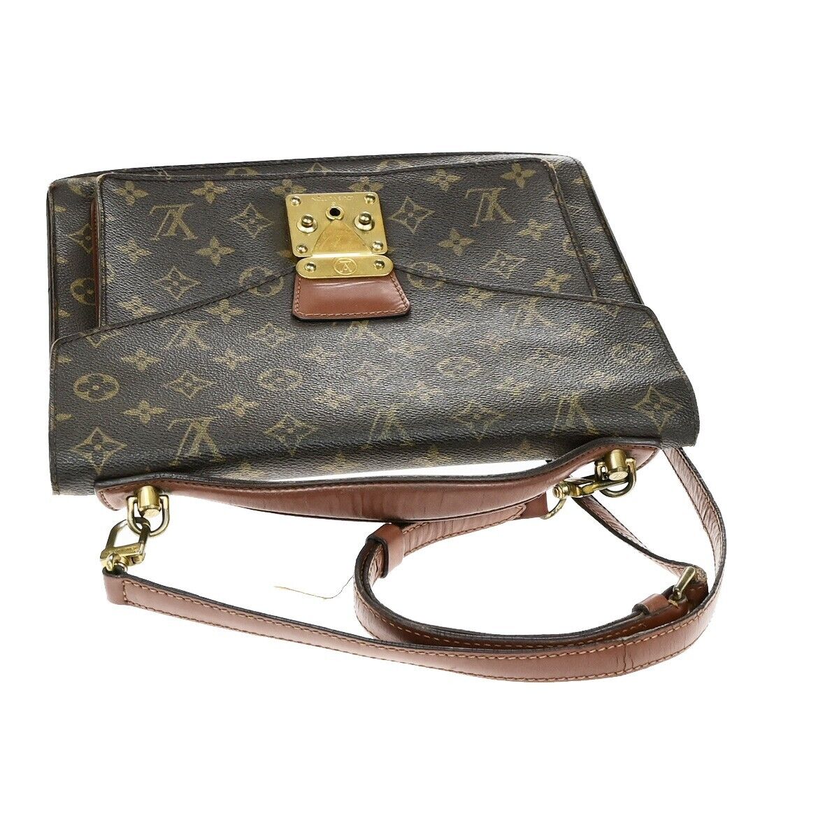 LOUIS VUITTON Monceau 28 2Way Shoulder Hand Bag Monogram Leather M51185 38EE005