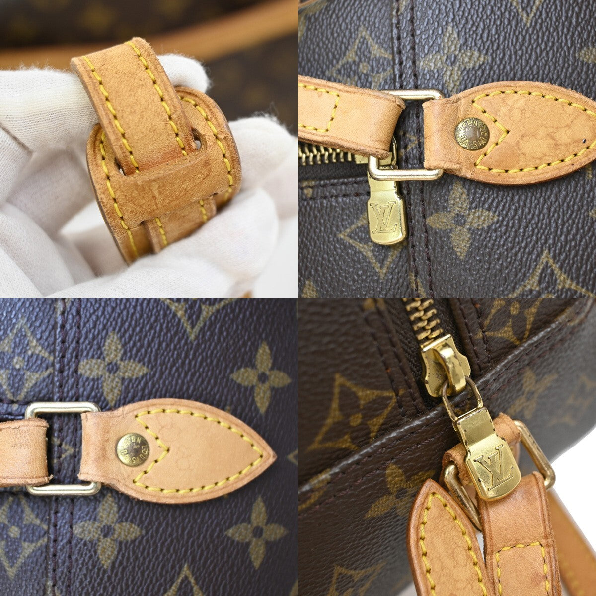 LOUIS VUITTON Blois Crossbody Shoulder Bag Monogram Leather Brown M51221 70EE809