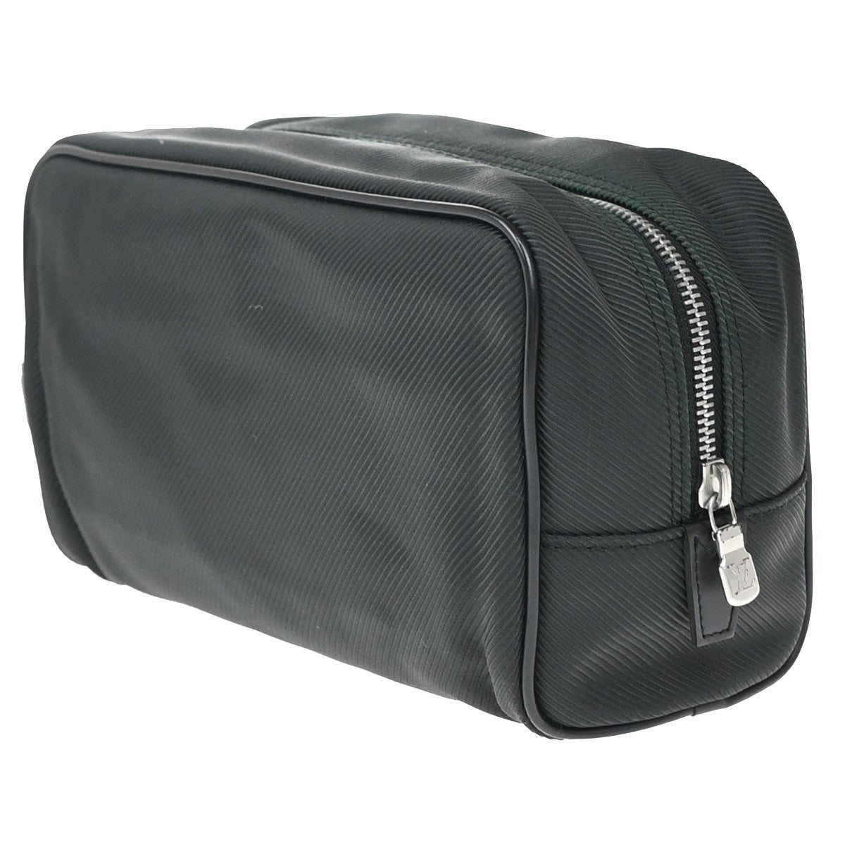 LOUIS VUITTON Parana Clutch Hand Bag Taiga Leather Nylon Green M30754 02KP364