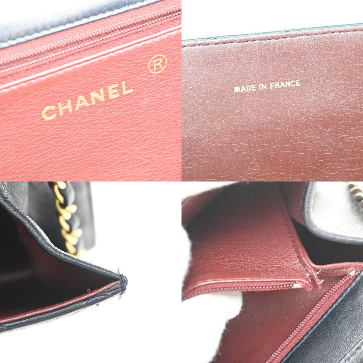 CHANEL CC Matelasse 25 Single Flap Chain Shoulder Bag Leather Blue GHW 42RQ035