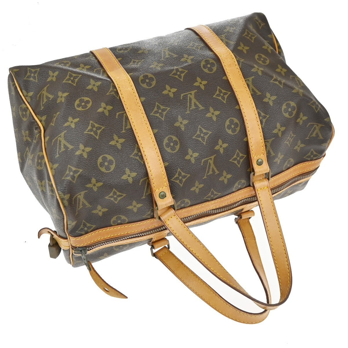 LOUIS VUITTON Sac Souple 35 Travel Hand Bag Monogram Leather BN M41626 77TA481