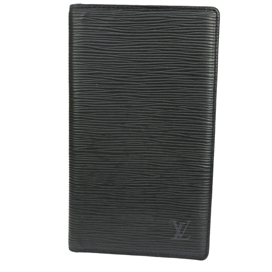 LOUIS VUITTON Porte Shekie Cult Credi Bifold Epi Black Leather M63732 01SH132