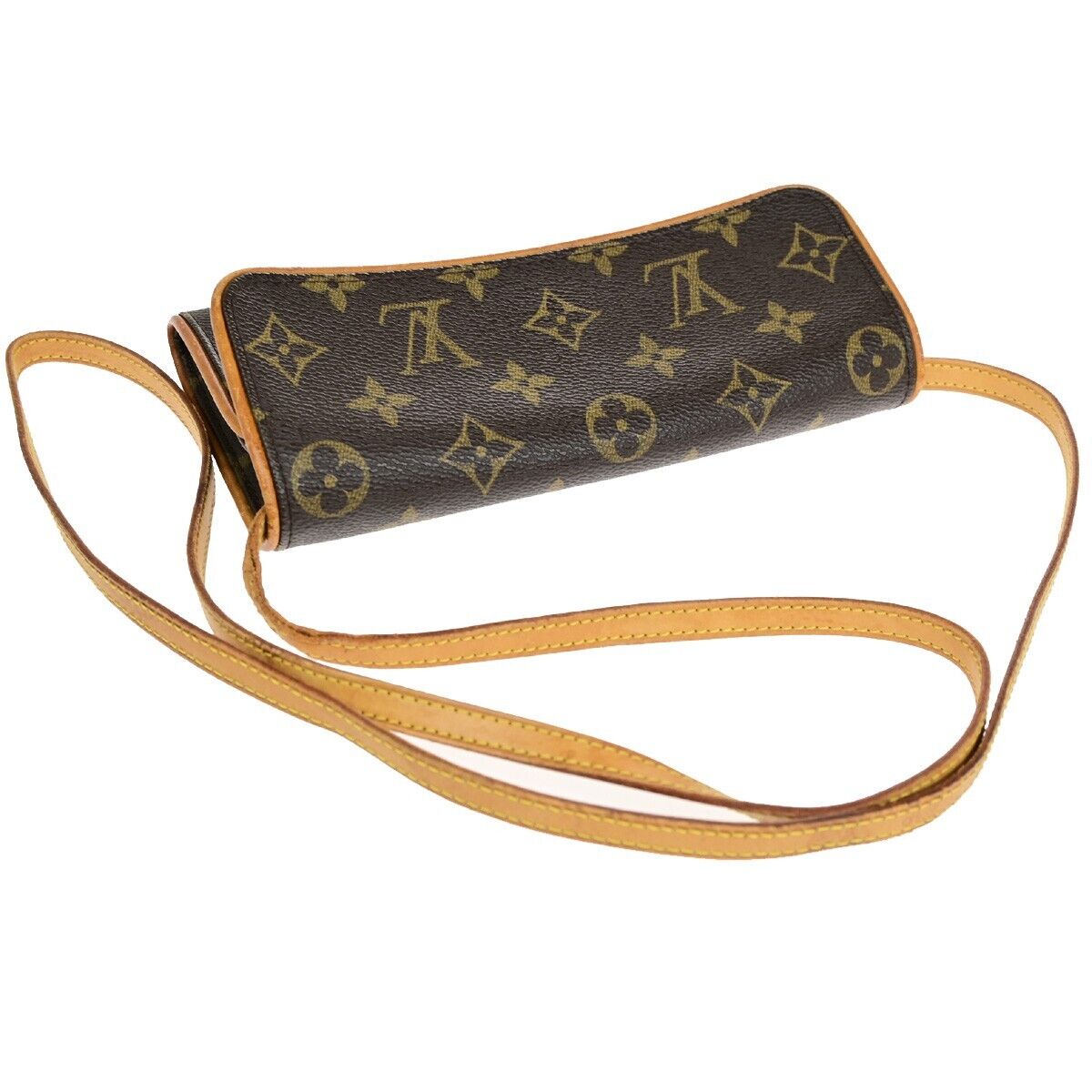 LOUIS VUITTON Pochette Twin PM 2Way Shoulder Clutch Bag Monogram M51854 30EC225