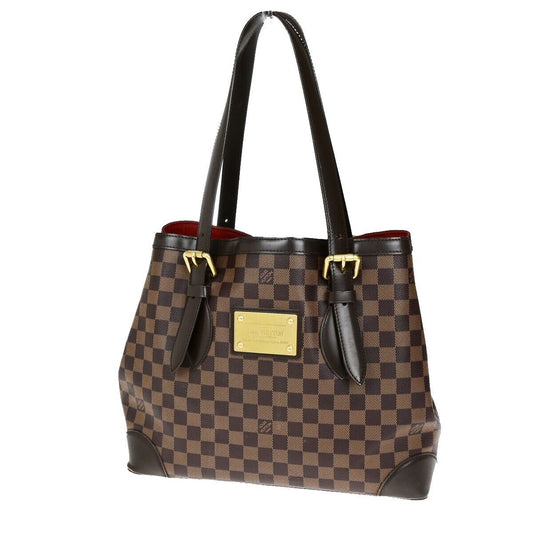 LOUIS VUITLOUIS VUITTON Hampstead MM Shoulder Bag Damier Leather N51204 11EC893