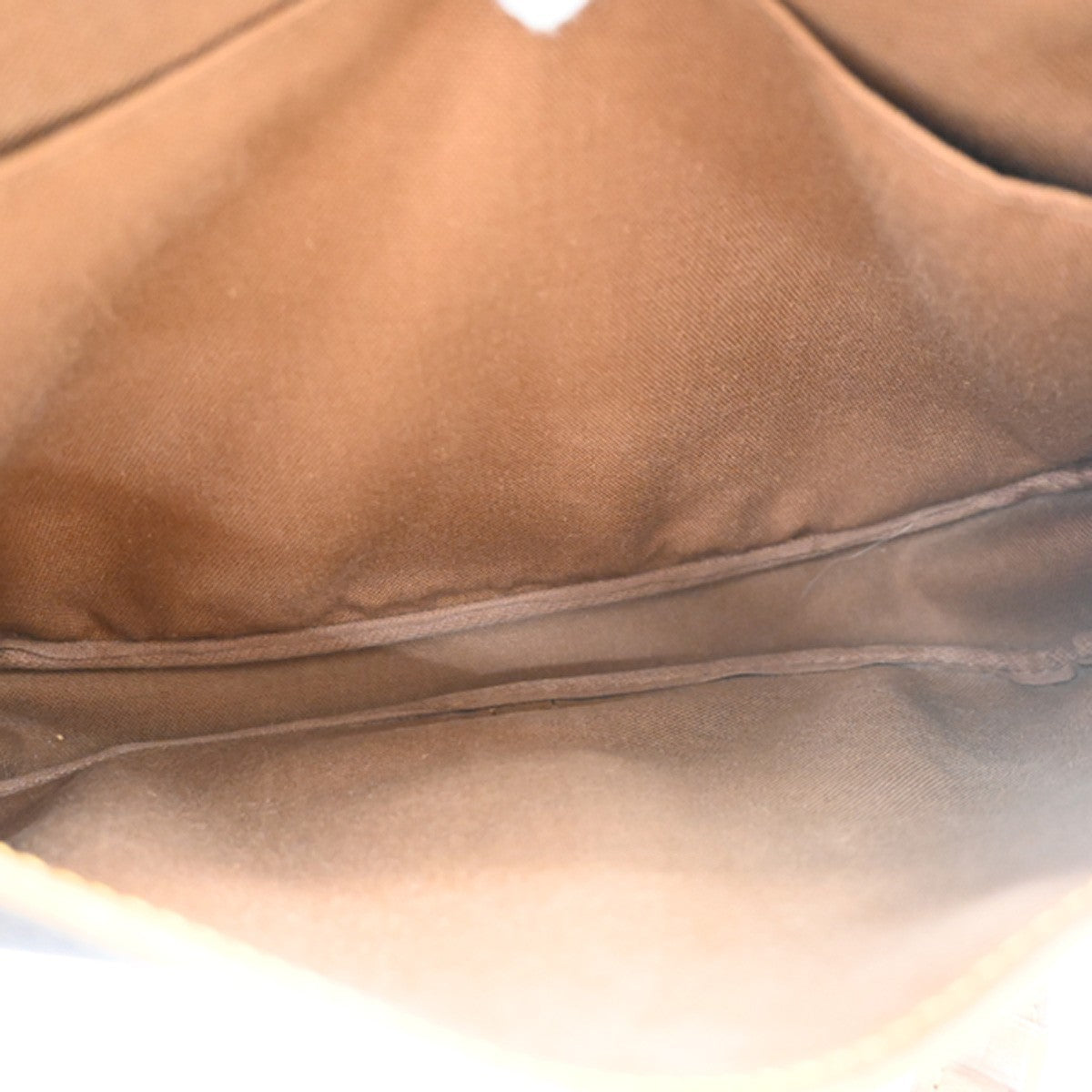 LOUIS VUITTON Logo Saumur 30 Shoulder Bag Monogram Leather Brown M42256 39PA086