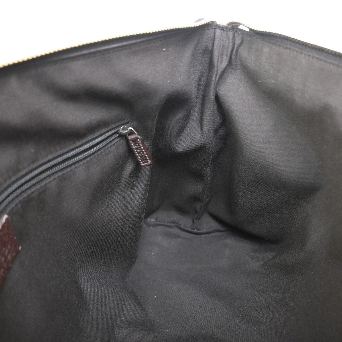 GUCCI GG Pattern Abbey Shoulder Tote Bag Canvas Leather Brown GHW Italy 77YJ048