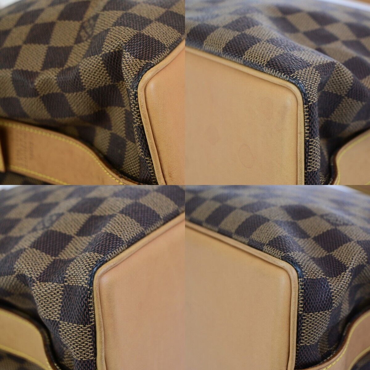 LOUIS VUITTON Columbine Shoulder Bag Damier Ebene Leather N99037 Edition 11EC921