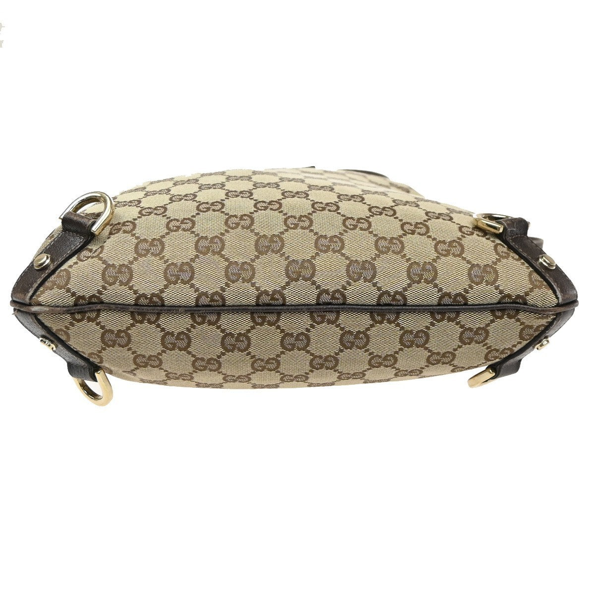 GUCCI Logo Abbey GG Pattern Shoulder Bag Canvas Leather BN BE GHW Italy 05MA666