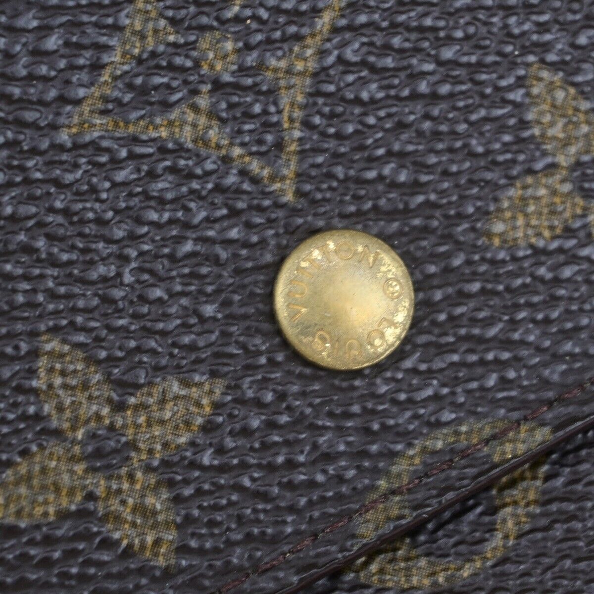 LOUIS VUITTON International Long Trifold Wallet Monogram Brown M61215 02EB176