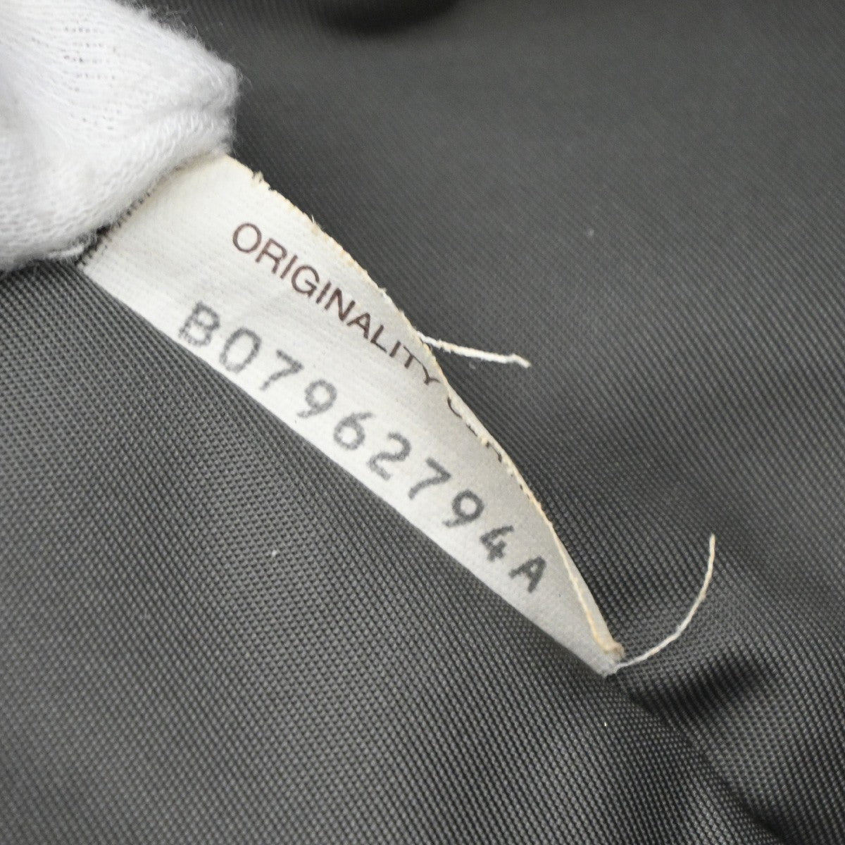 BOTTEGA VENETA Intrecciato Intrecciolusion Hand Bag Nylon Leather Gray 02EG122