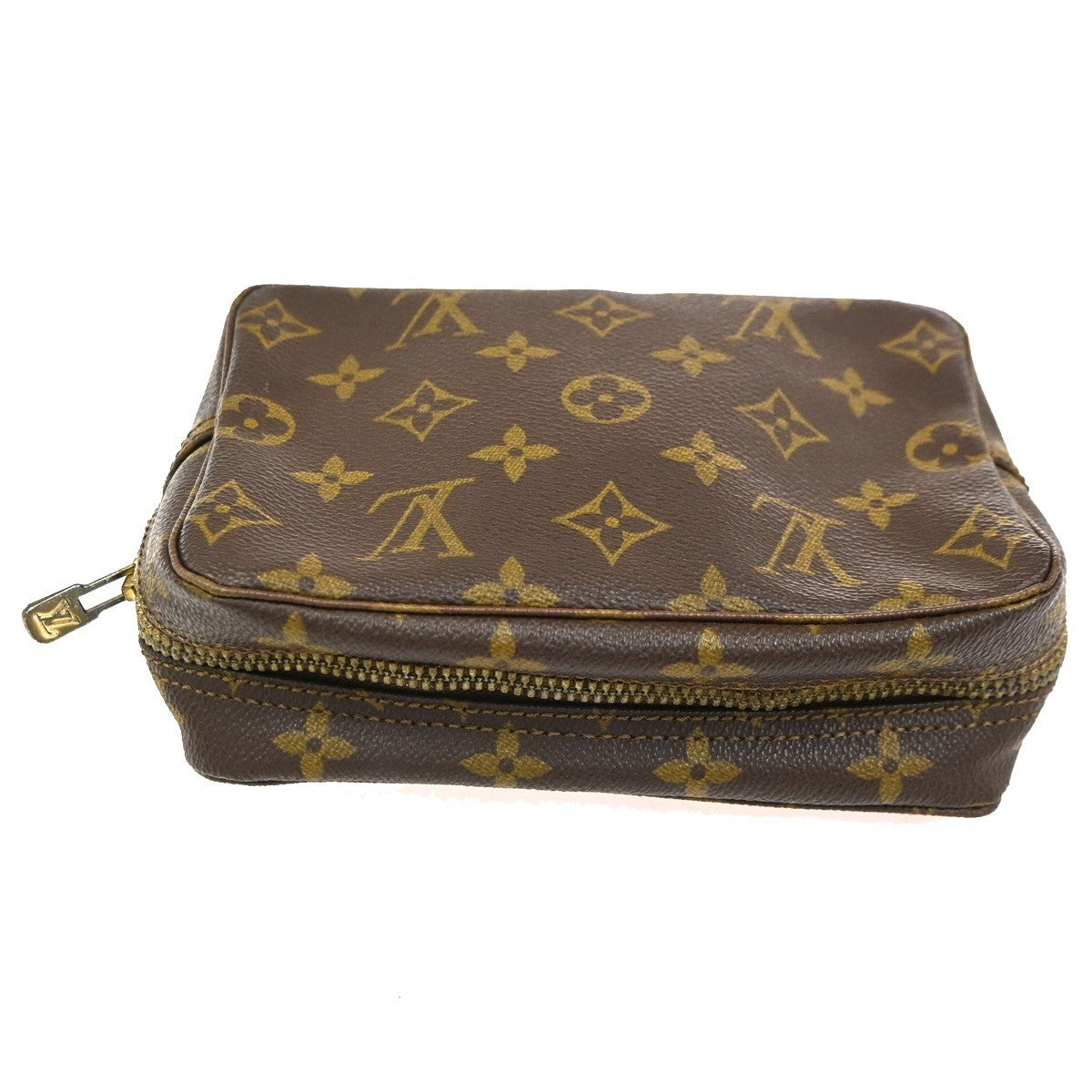 LOUIS VUITTON Trousse Toilette 18 Clutch Hand Bag Monogram Brown M47526 61CA760