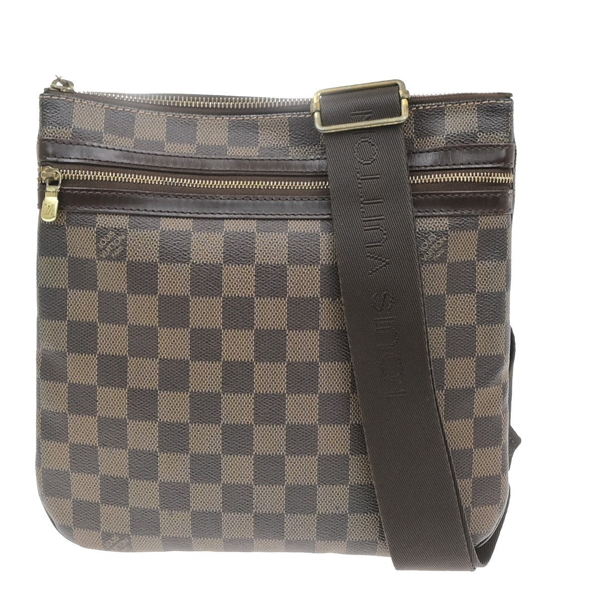 LOUIS VUITTON Pochette Bosphore Shoulder Bag Damier Leather Brown N51111 17YJ263