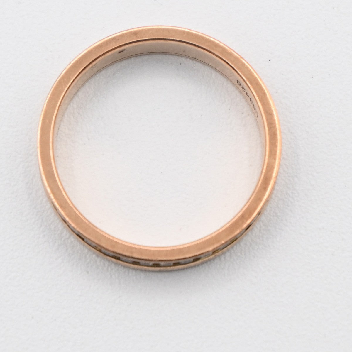 BOUCHERON Logo Quatre Classique Ring Au 750 Rose Gold JP12 US6.5 T52 99LC632