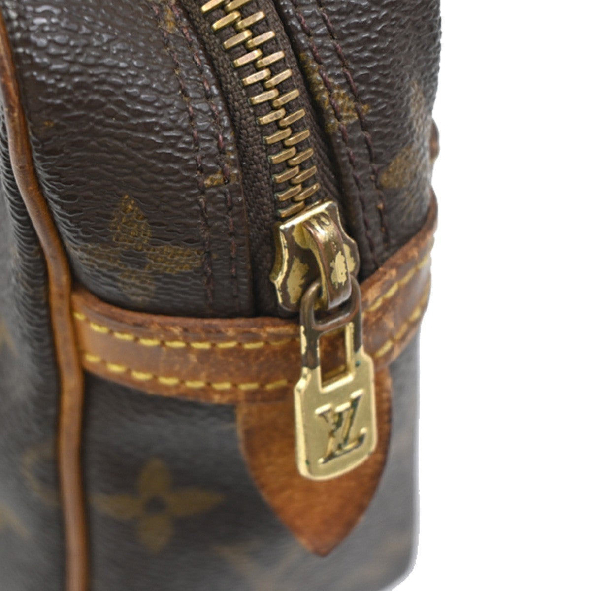 LOUIS VUITTON Compiegne 23 Clutch Hand Bag Monogram Leather Brown M51847 05ZA146