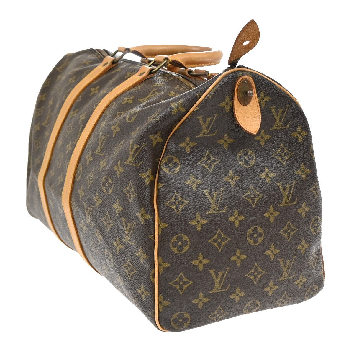 LOUIS VUITTON Keepall 45 Travel Hand Bag Monogram Leather Brown M41428 16FB544