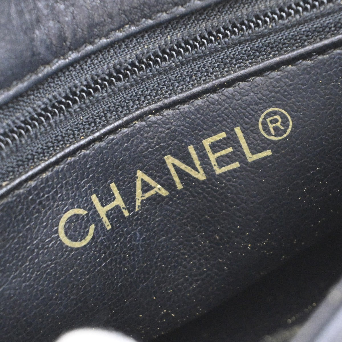 CHANEL CC Logo Matelasse Chain Belt Body Bum Bag Leather Black 19RF729