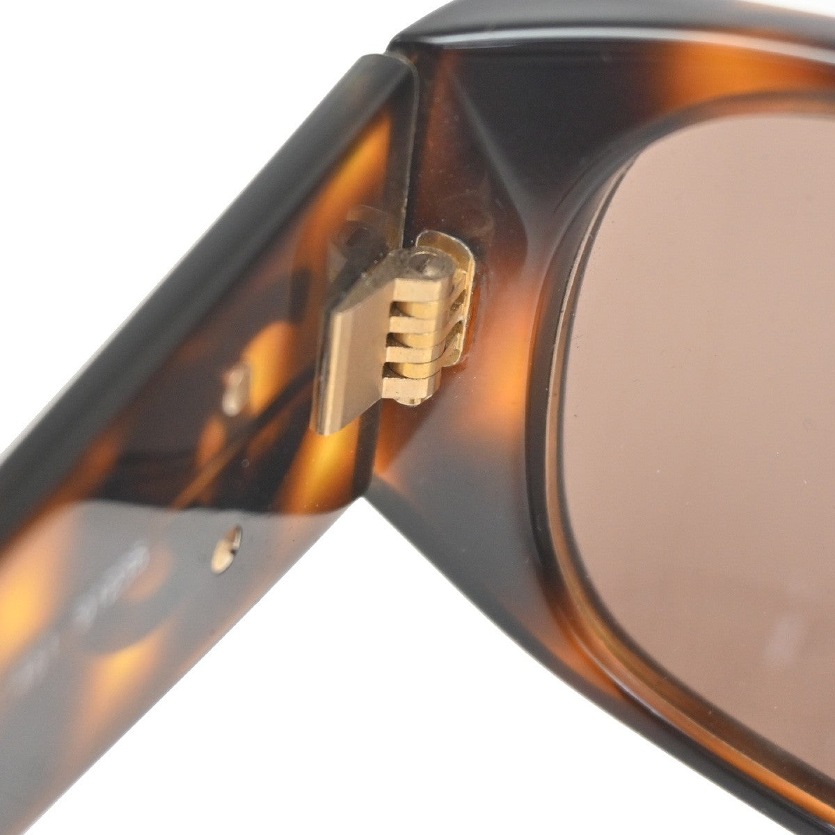 CHANEL CC Logo Sunglasses Eye Wear Plastic Brown GHW 01451 63RL897